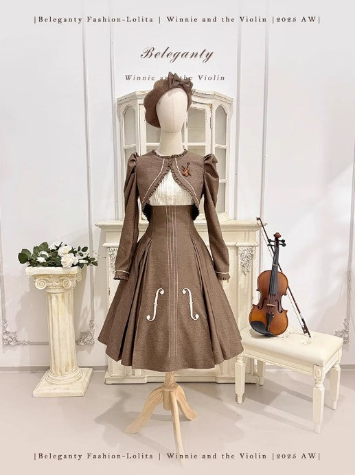 【受注予約~11/18】Winnie and the Violin スカート・ジャケット【Beleganty】