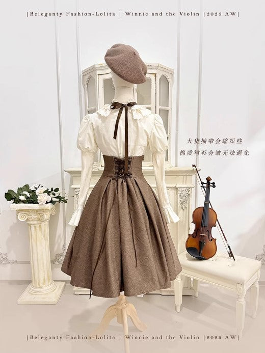 【受注予約~11/18】Winnie and the Violin ブラウス【Beleganty】