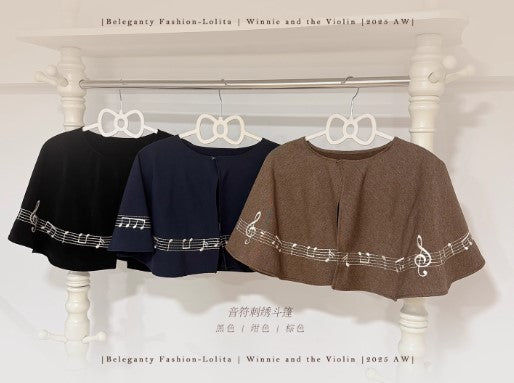 【受注予約~11/18】Winnie and the Violin ケープ・アクセサリー【Beleganty】
