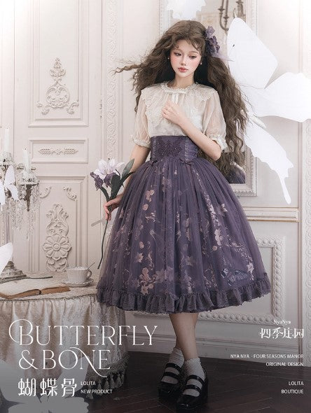 【受注予約~11/20】Butterfly Bone 2.0 ブラウス・スカート【NyaNya】