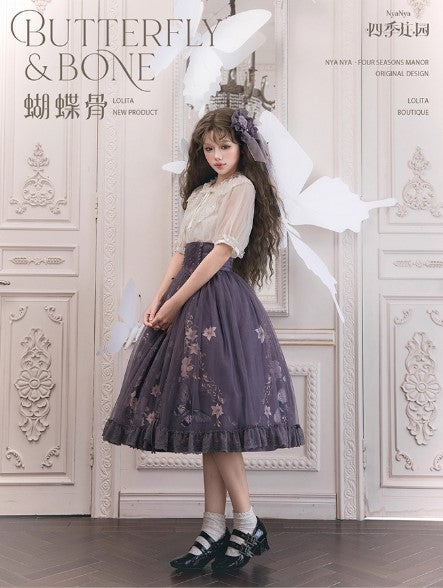 【受注予約~11/20】Butterfly Bone 2.0 ブラウス・スカート【NyaNya】