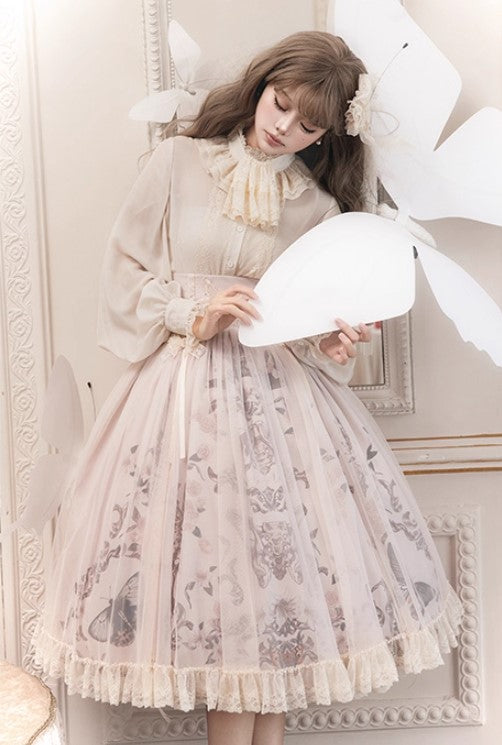 【受注予約~11/20】Butterfly Bone 2.0 ブラウス・スカート【NyaNya】