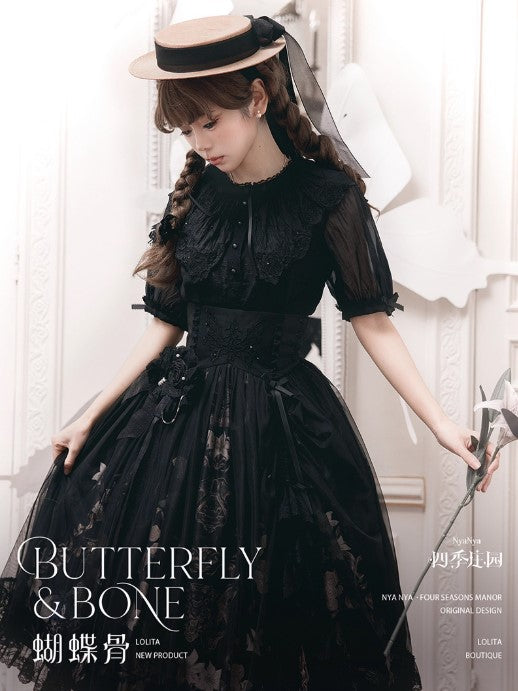 【受注予約~11/20】Butterfly Bone 2.0 ブラウス・スカート【NyaNya】