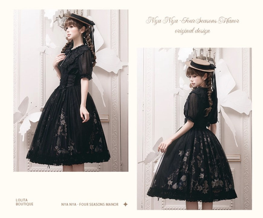 【受注予約~11/20】Butterfly Bone 2.0 ブラウス・スカート【NyaNya】