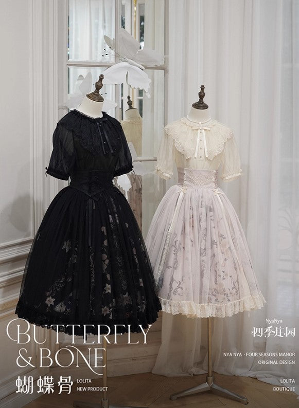 【受注予約~11/20】Butterfly Bone 2.0 ブラウス・スカート【NyaNya】