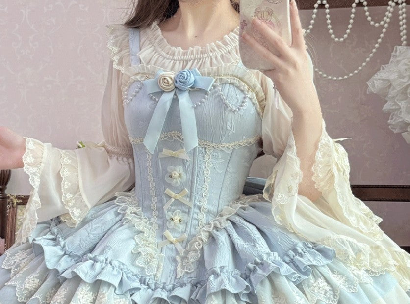 Evening Star オフショルダートップス【織綿園】