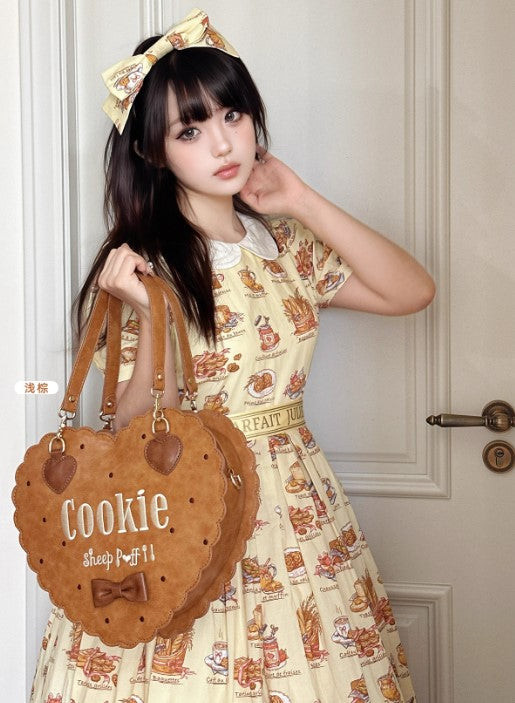 【受注予約~12/3】Biscuit Bear ハンドバッグ【Sheep Puff】