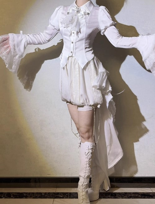 【受注予約~12/8】Black Mist Feast ブラウス・ケープ【双生小熊】