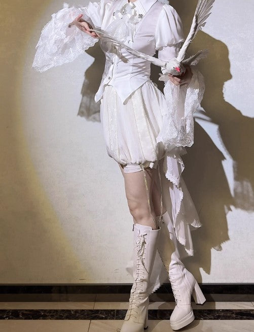 【受注予約~12/8】Black Mist Feast ブラウス・ケープ【双生小熊】