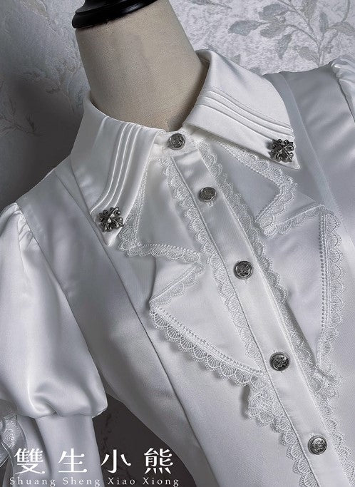 【受注予約~12/8】Black Mist Feast ブラウス・ケープ【双生小熊】