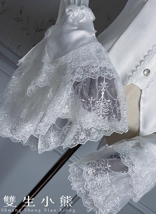 【受注予約~12/8】Black Mist Feast ブラウス・ケープ【双生小熊】