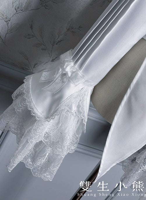 【受注予約~12/8】Black Mist Feast ブラウス・ケープ【双生小熊】