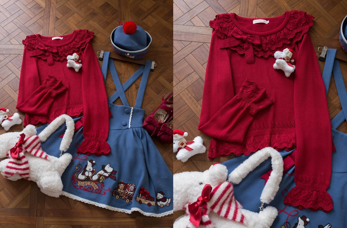 NANA フリルニットトップス【MIST】