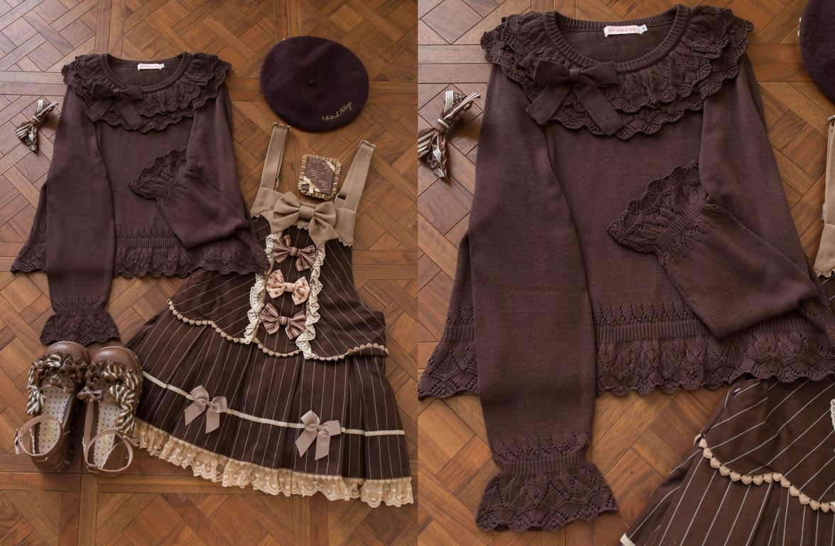 NANA フリルニットトップス【MIST】