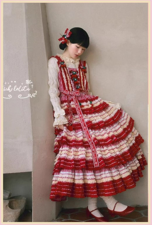 【受注予約~12/10】Candy Cherry ワンピース・ジャンパースカート・ブラウス【Rich】