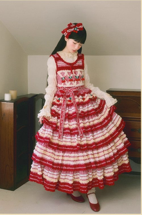 【受注予約~12/10】Candy Cherry ワンピース・ジャンパースカート・ブラウス【Rich】