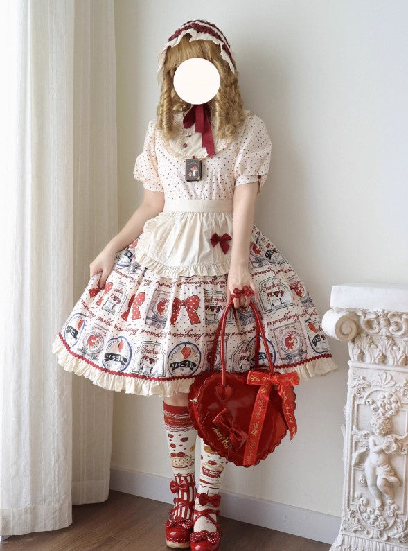 【受注予約~12/18】スカラップハートバッグ(グリッターver.)【Sheep Puff】