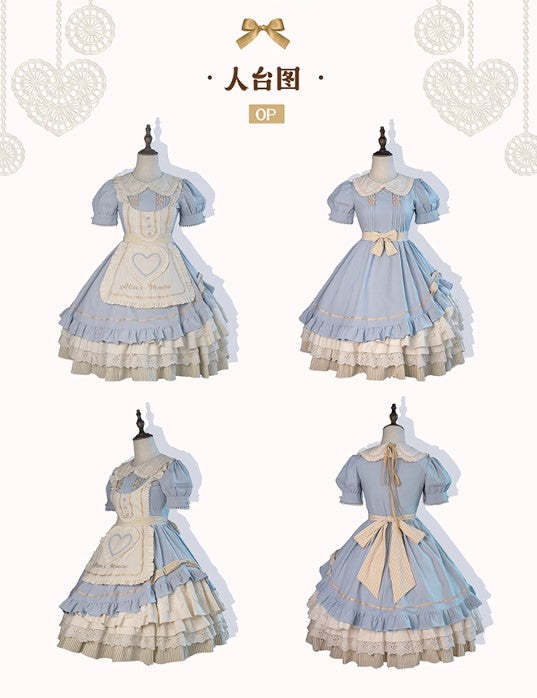 Alice's Manor ワンピース・ジャンパースカートセット【Fennel Studio】