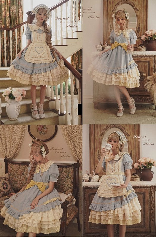 Alice's Manor ワンピース・ジャンパースカートセット【Fennel Studio】