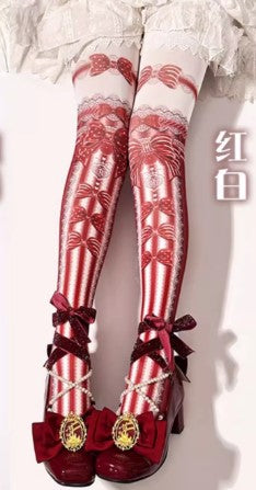 スイートポップコーン タイツ【Red Maria】