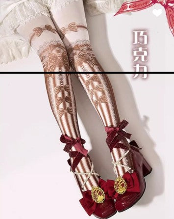 スイートポップコーン タイツ【Red Maria】