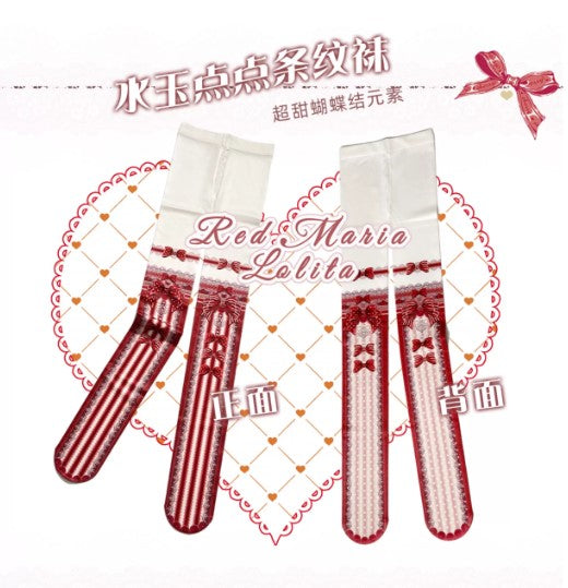 スイートポップコーン タイツ【Red Maria】