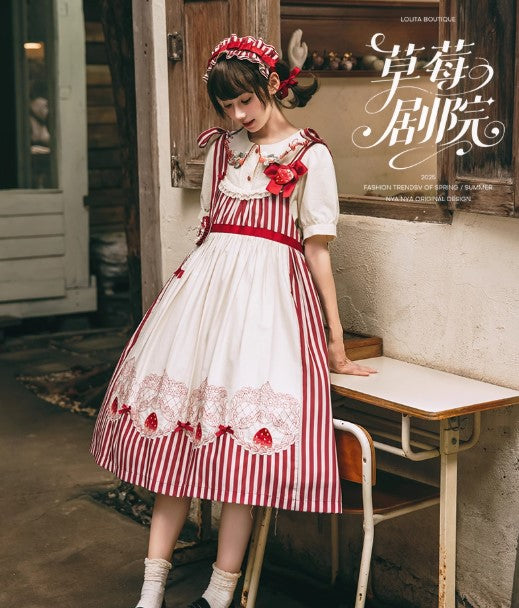 【受注予約~12/18】Strawberry Theater 2.0 ワンピース・ジャンパースカート【NyaNya】