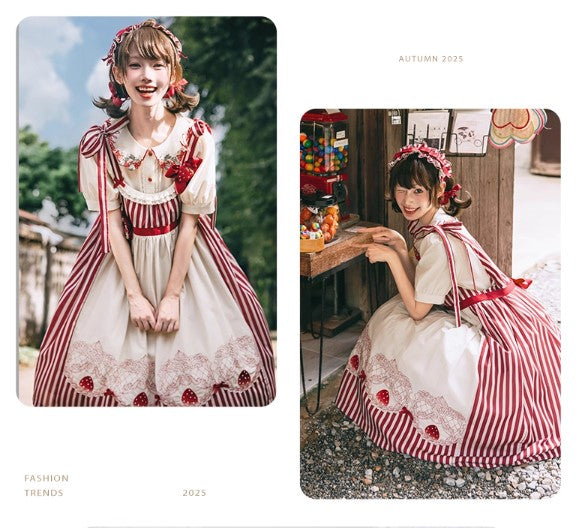 【受注予約~12/18】Strawberry Theater 2.0 ワンピース・ジャンパースカート【NyaNya】