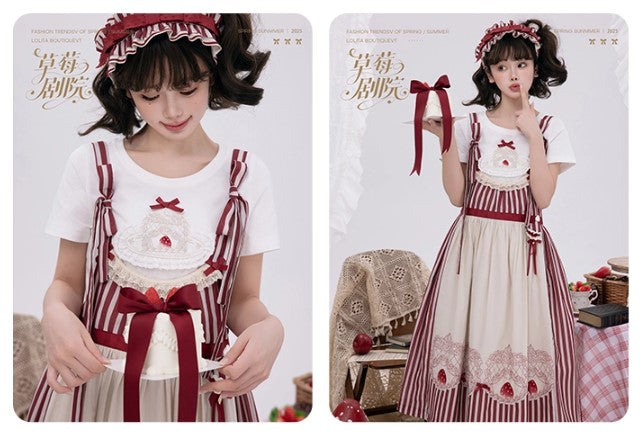 【受注予約~12/18】Strawberry Theater 2.0 ワンピース・ジャンパースカート【NyaNya】