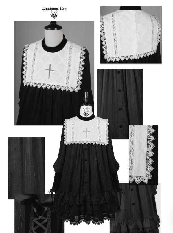 【受注予約~12/25】白夜祭 付け襟【kuroya】