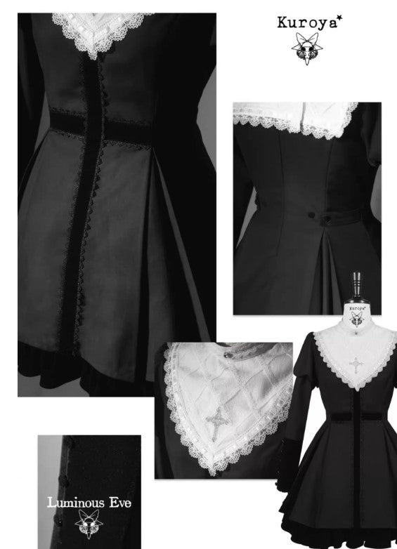 【受注予約~12/25】白夜祭 付け襟【kuroya】