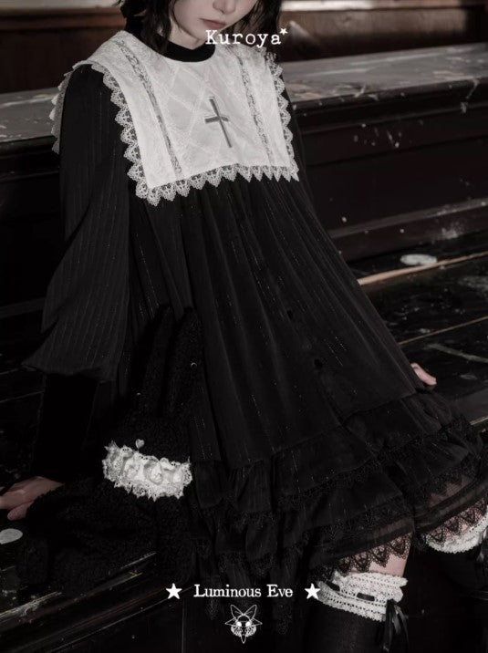 【受注予約~12/25】白夜祭 付け襟【kuroya】