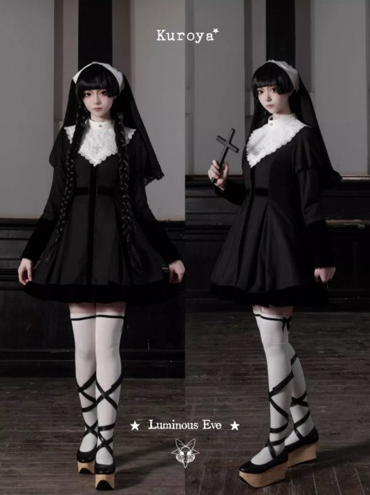 【受注予約~12/25】白夜祭 付け襟【kuroya】