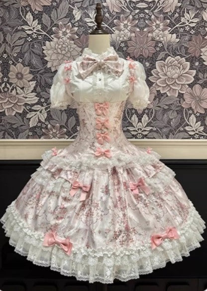 【受注予約~1/7】鏡中花 セットアップ【Dream Lolita】