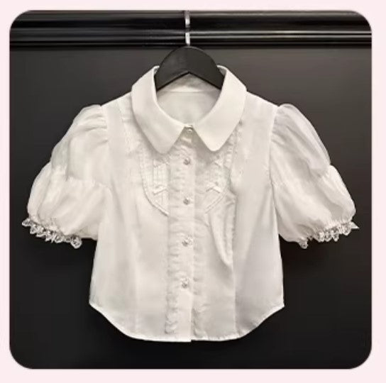 【受注予約~1/7】鏡中花 ブラウス【Dream Lolita】