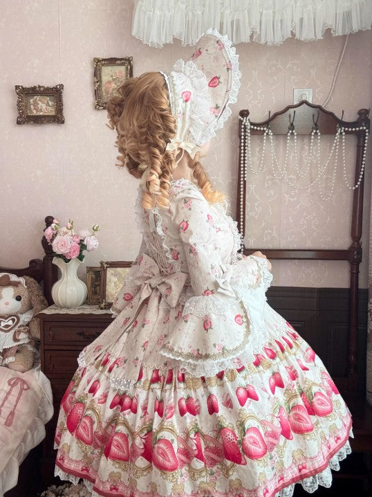 【受注予約~12/28】香水イチゴ ジャンパースカート・ワンピース【Discovering Treasures Studio】