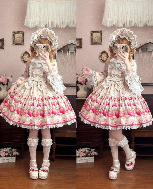 香水イチゴ ジャンパースカート・ワンピース【Discovering Treasures