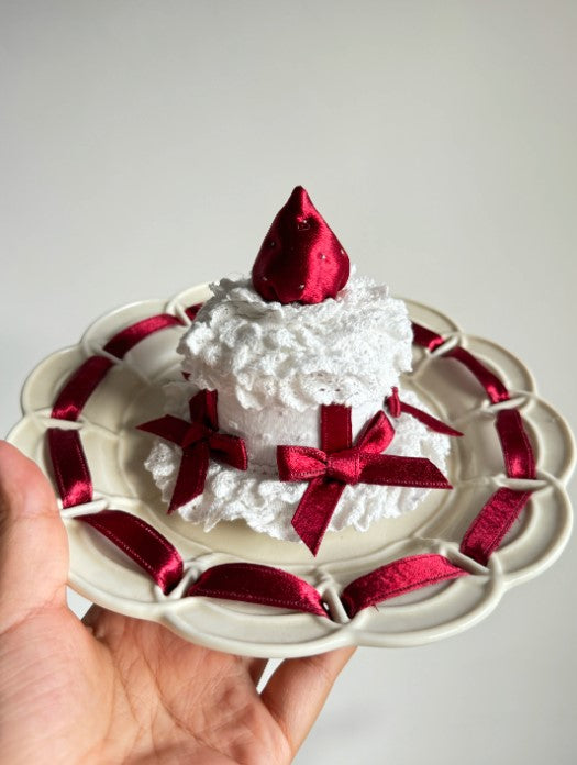 ショートケーキミニハット【妹抖手作工作屋】