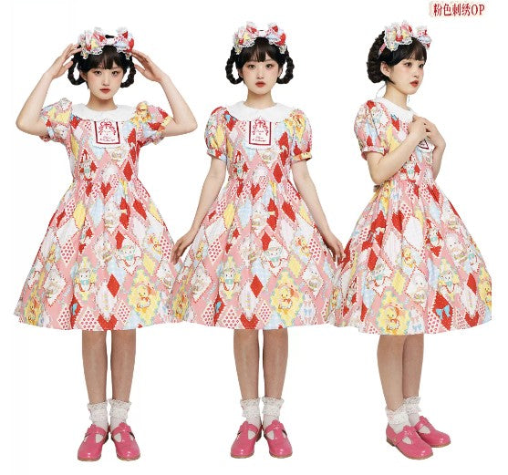 【受注予約~2/25】RETRO FLOWER ワンピース【南十字宇宙洋服社】