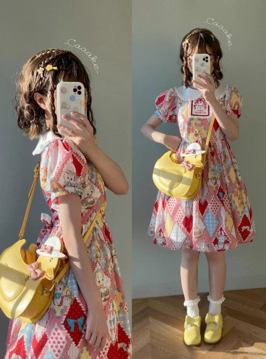 【受注予約~2/25】RETRO FLOWER ワンピース【南十字宇宙洋服社】