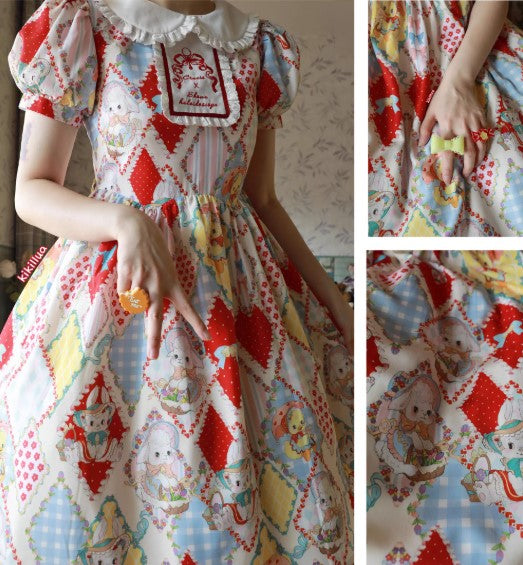 【受注予約~2/25】RETRO FLOWER ワンピース【南十字宇宙洋服社】