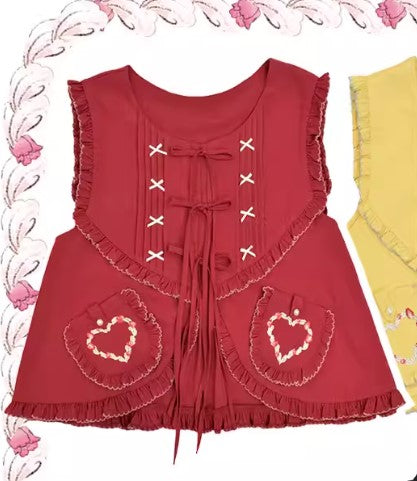 【受注予約~2/25】RETRO FLOWER ジレ・スカート【南十字宇宙洋服社】