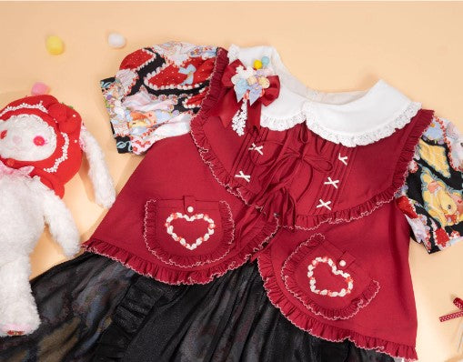 【受注予約~2/25】RETRO FLOWER ジレ・スカート【南十字宇宙洋服社】