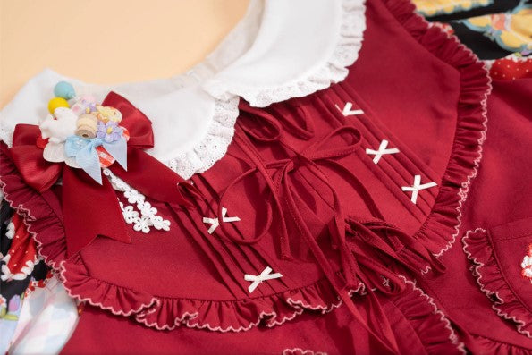 【受注予約~2/25】RETRO FLOWER ジレ・スカート【南十字宇宙洋服社】