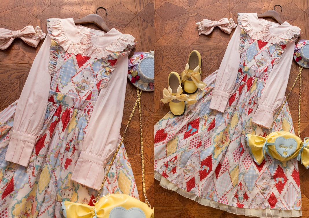 綿レース長袖ブラウス【MIST】