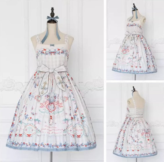 【受注予約~3/5】PorcelainTeaparty ジャンパースカート【CEL】