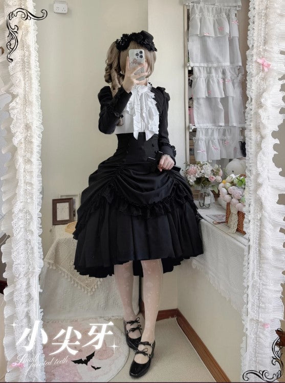 【受注予約~3/5】Small Fangs ブラウス・スカート・ボレロ・フルセット【初代魔女】