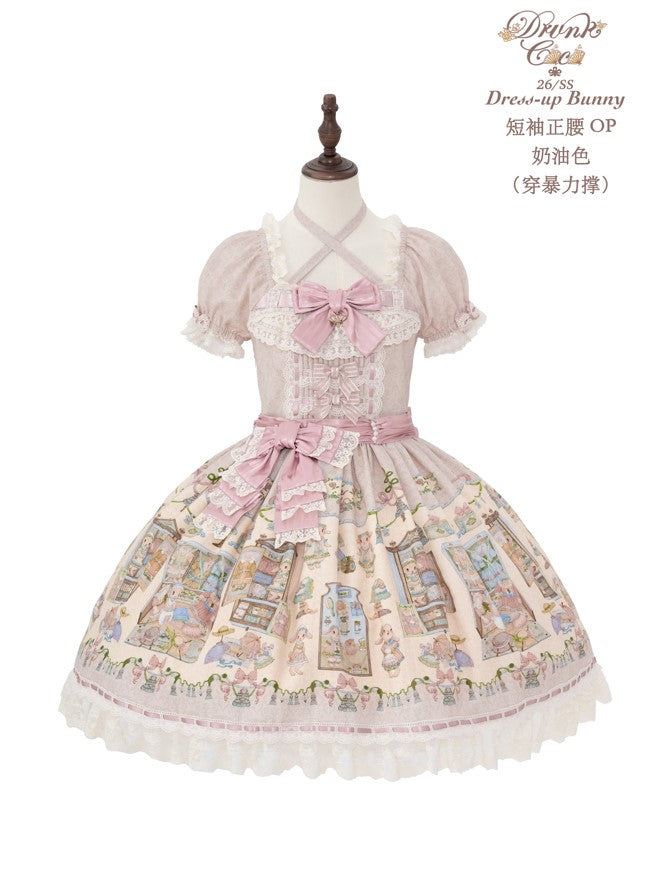 【受注予約~3/12】DressUp Bunny ワンピース【Drunk Coco】