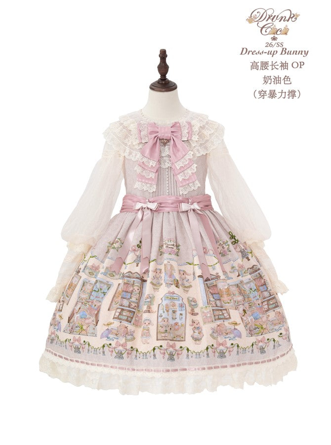 【受注予約~3/12】DressUp Bunny ワンピース【Drunk Coco】