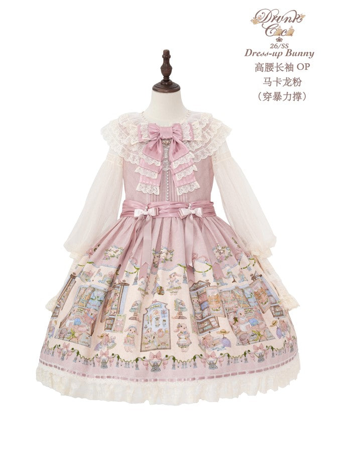 【受注予約~3/12】DressUp Bunny ワンピース【Drunk Coco】